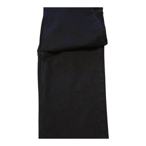 Gap Jeans Womens Sky High Straight Leg Size 2R Black Neutral Normcore Capsule - Picture 8 of 13